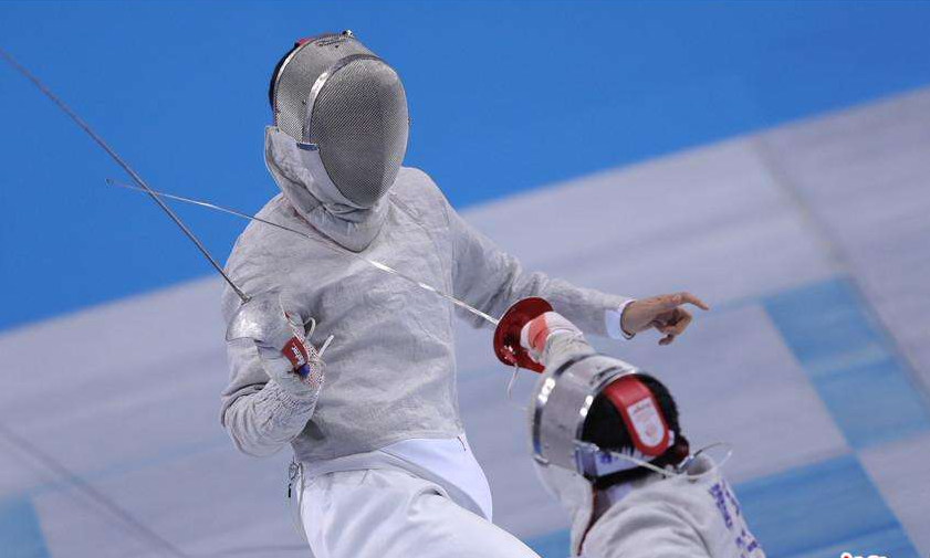 荷兰将军团在击剑项目中获得金牌